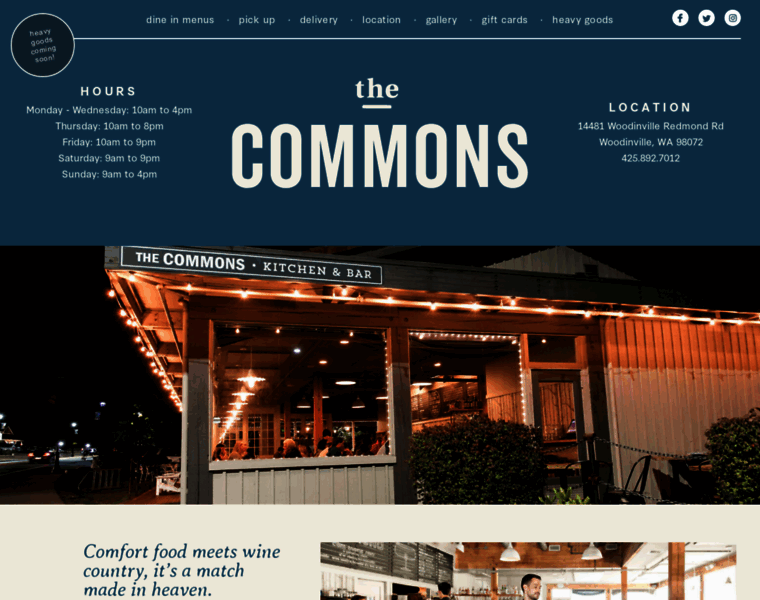 Thecommonscafe.com thumbnail