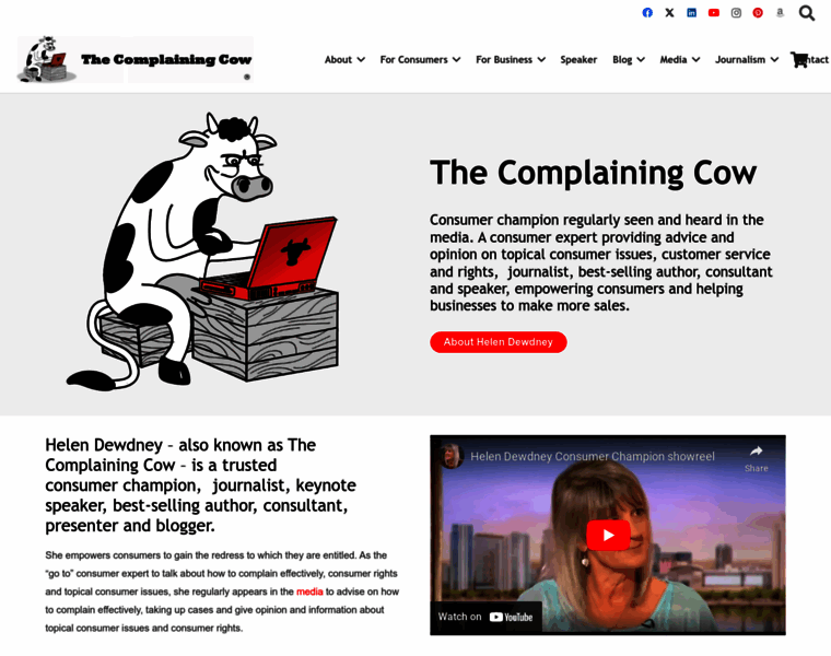 Thecomplainingcow.co.uk thumbnail