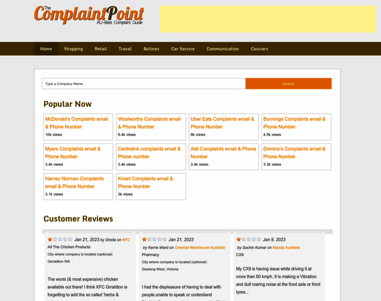 Thecomplaintpoint-au.com thumbnail