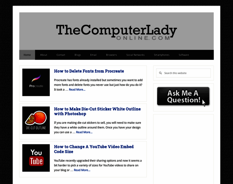 Thecomputerladyonline.com thumbnail