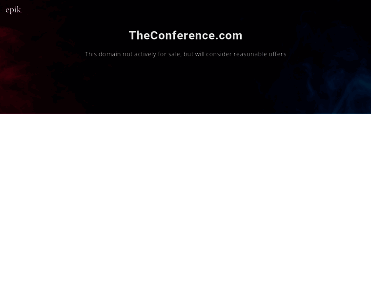 Theconference.com thumbnail