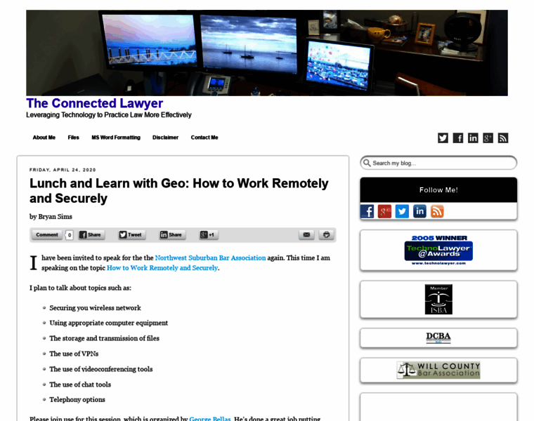 Theconnectedlawyer.com thumbnail