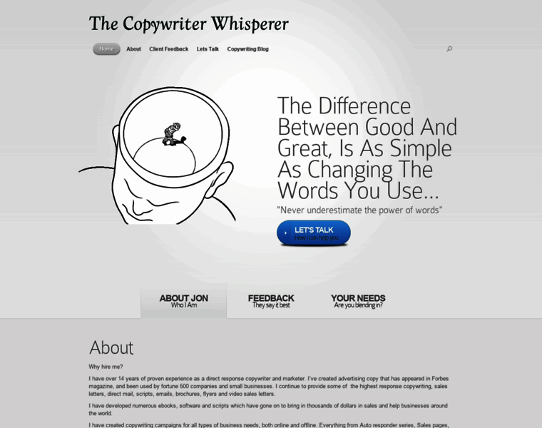 Thecopywriterwhisperer.com thumbnail