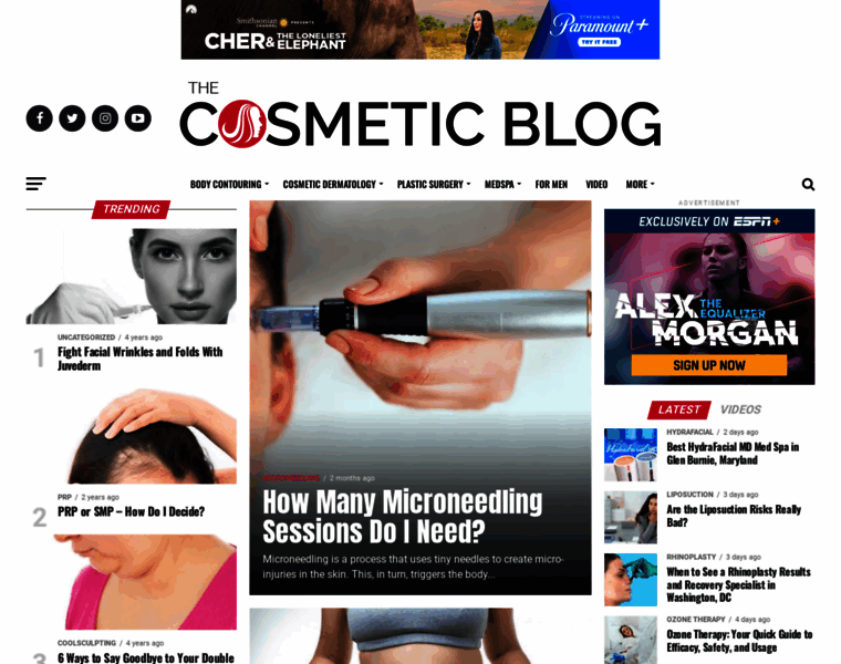 Thecosmeticblog.com thumbnail