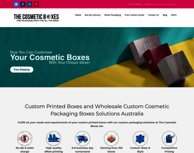 Thecosmeticboxes.com.au thumbnail