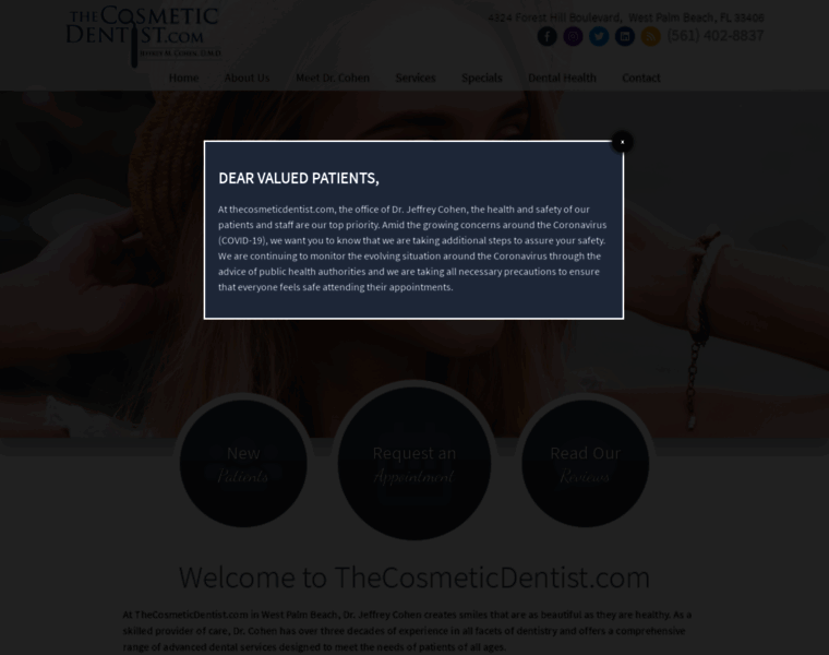 Thecosmeticdentist.com thumbnail