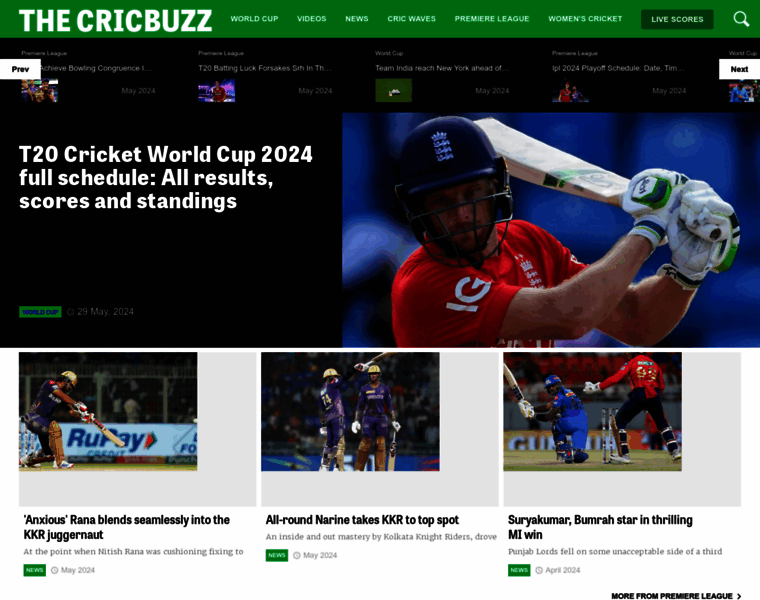 Thecricbuzz.com thumbnail