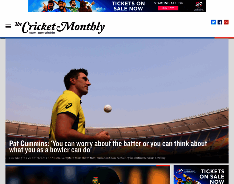 Thecricketmonthly.com thumbnail