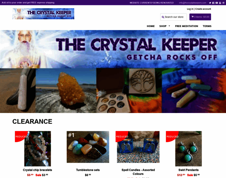 Thecrystalkeepers.com thumbnail
