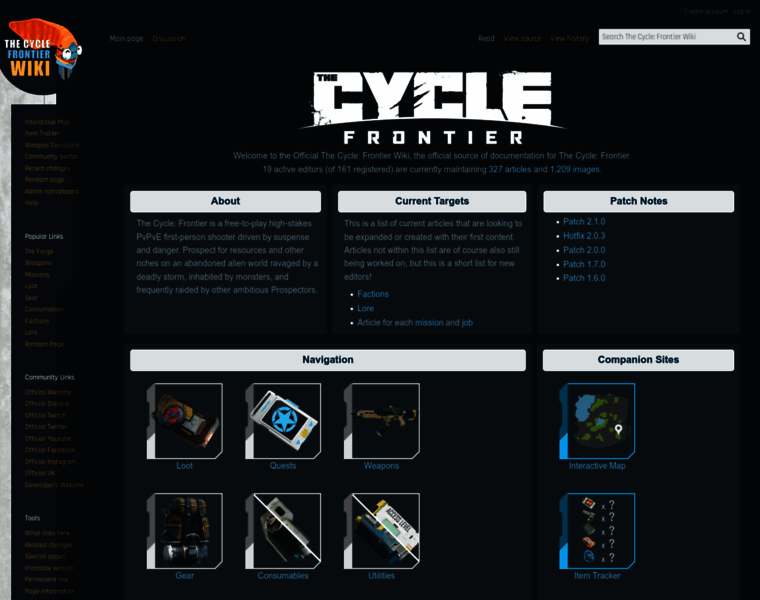 Thecyclefrontier.wiki thumbnail