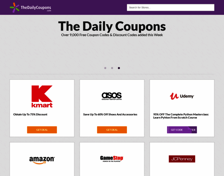 Thedailycoupons.com thumbnail