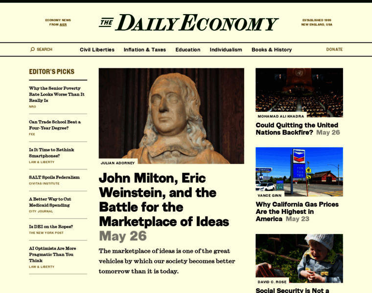 Thedailyeconomy.org thumbnail Thedailyeconomy.org thumbnail