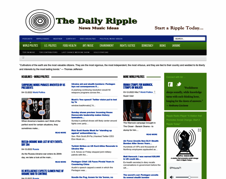 Thedailyripple.org thumbnail
