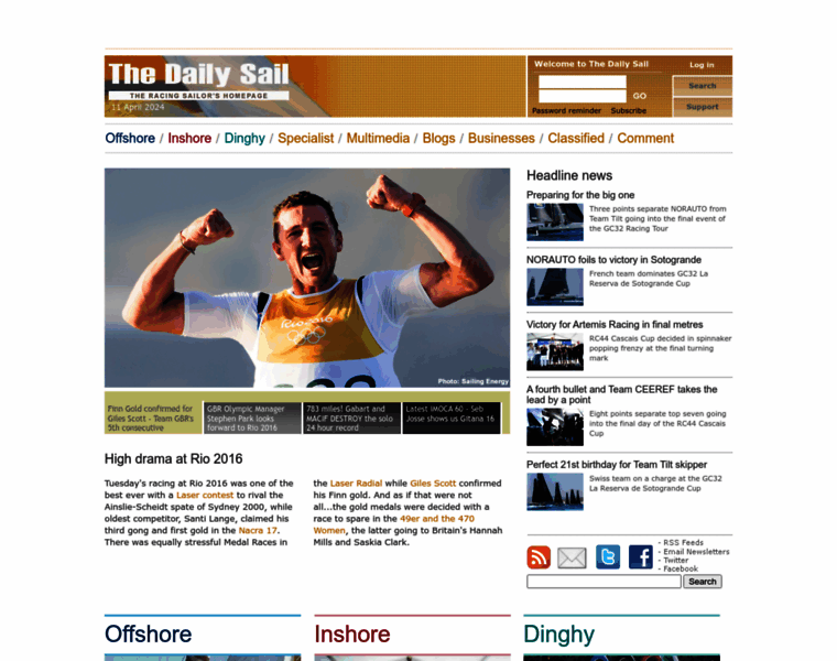 Thedailysail.com thumbnail