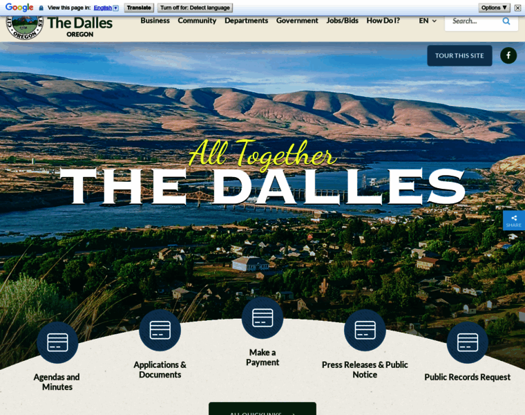 Thedalles.org thumbnail