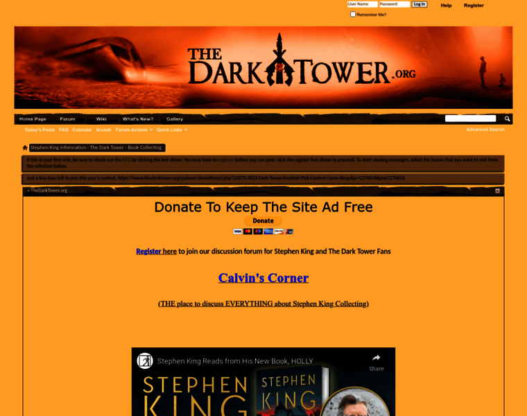 Thedarktower.org thumbnail Thedarktower.org thumbnail