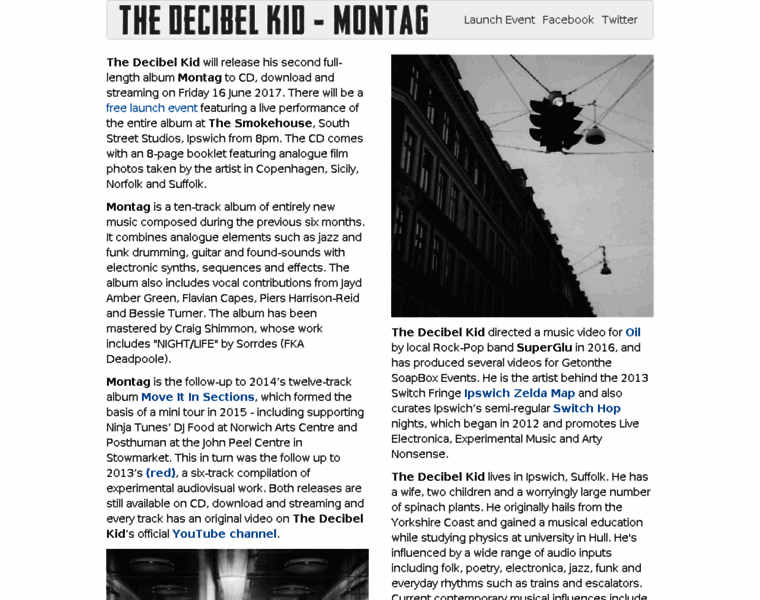 Thedecibelkid.com thumbnail