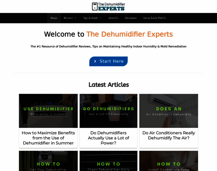 Thedehumidifierexperts.com thumbnail
