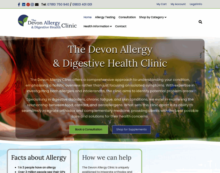 Thedevonallergyclinic.co.uk thumbnail