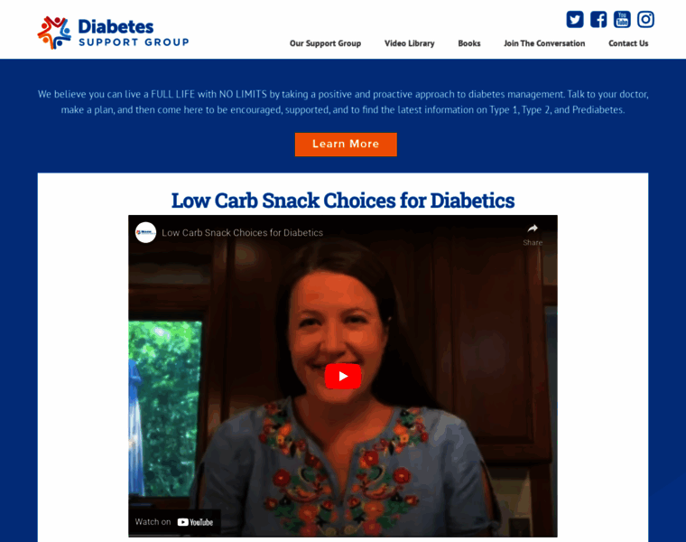 Thediabetessupportgroup.org thumbnail