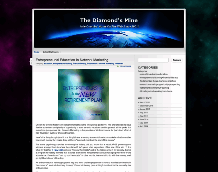 Thediamondsmine.com thumbnail