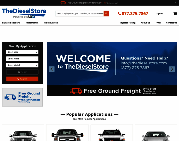 Thedieselstore.com thumbnail