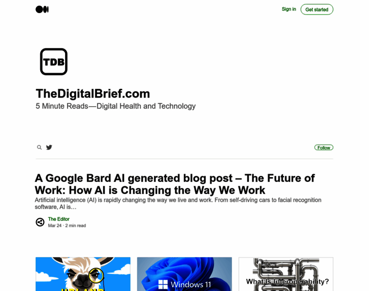 Thedigitalbrief.com thumbnail