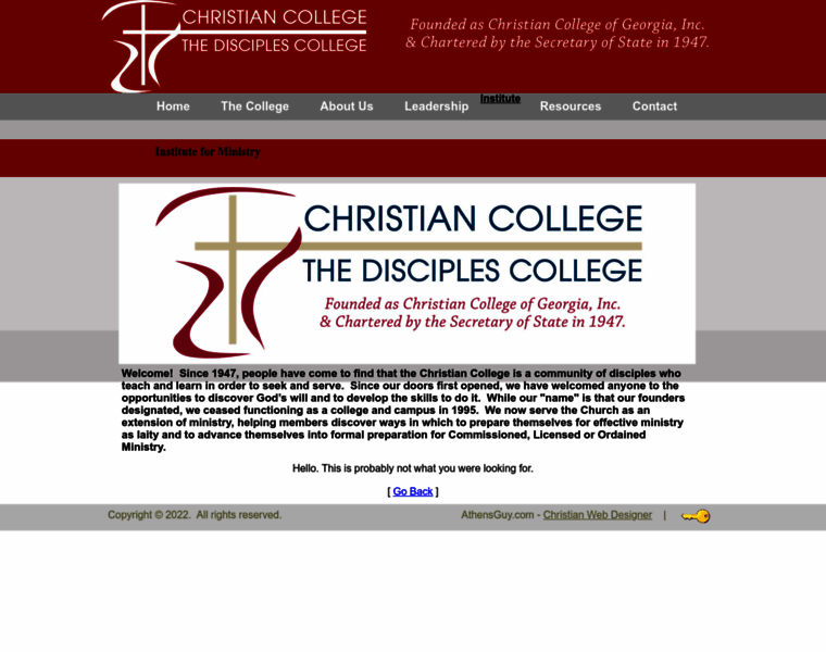 Thedisciplescollege.org thumbnail