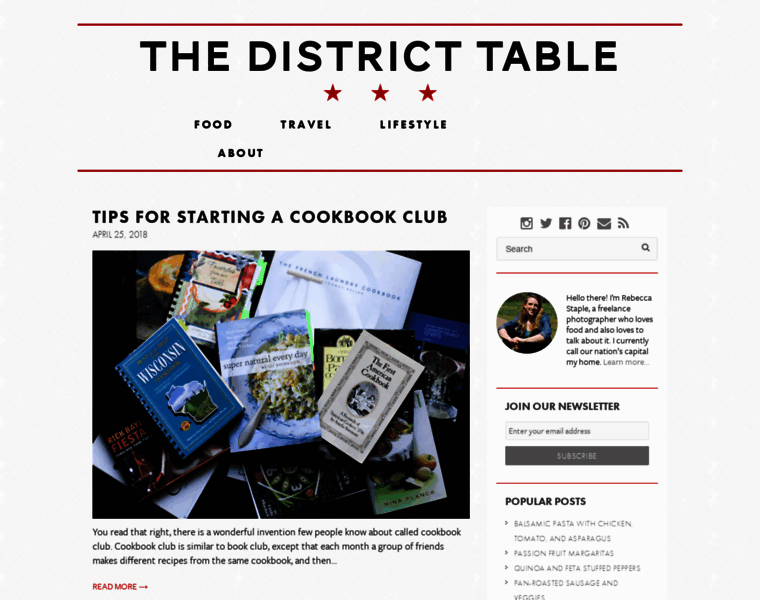 Thedistricttable.com thumbnail