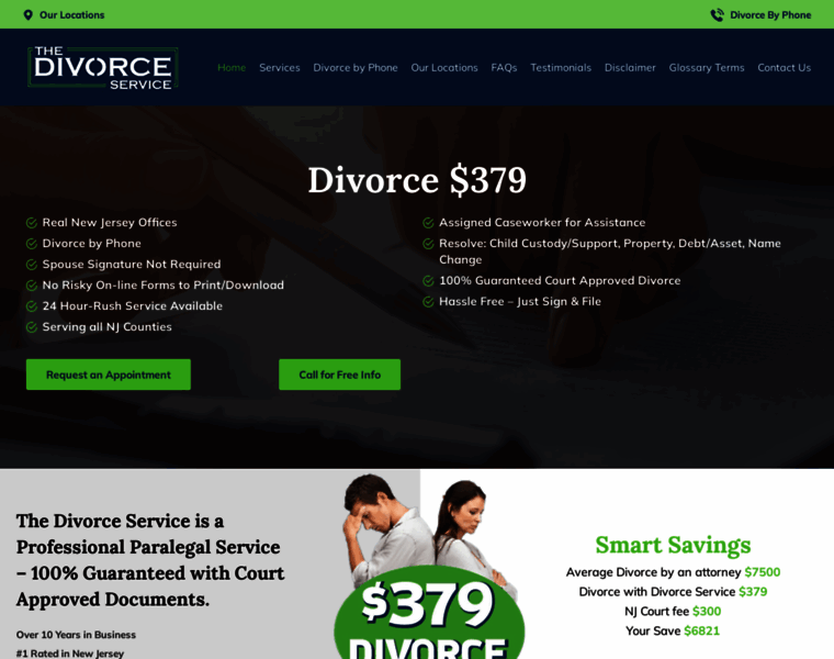 Thedivorceservice.com thumbnail