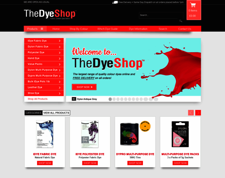 Thedyeshop.co.uk thumbnail