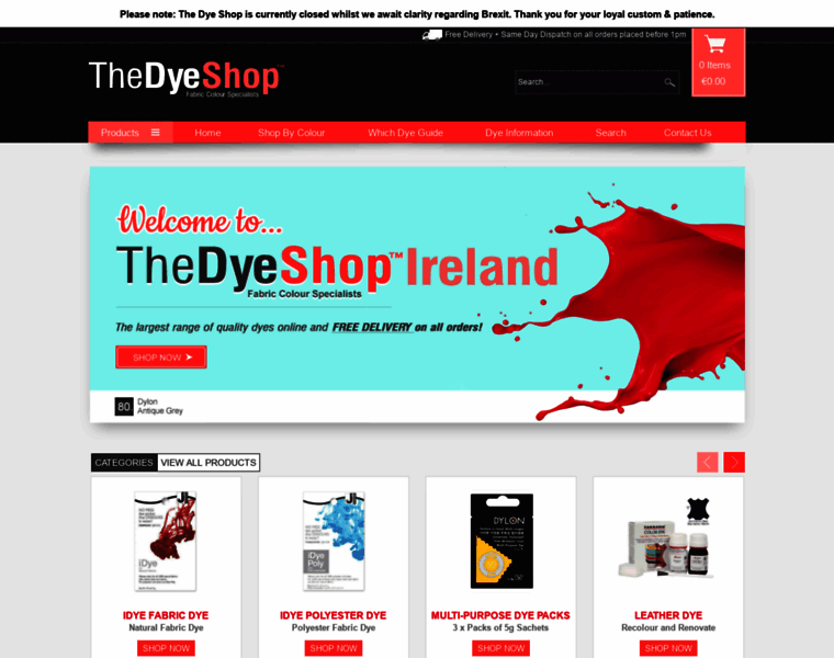 Thedyeshop.ie thumbnail