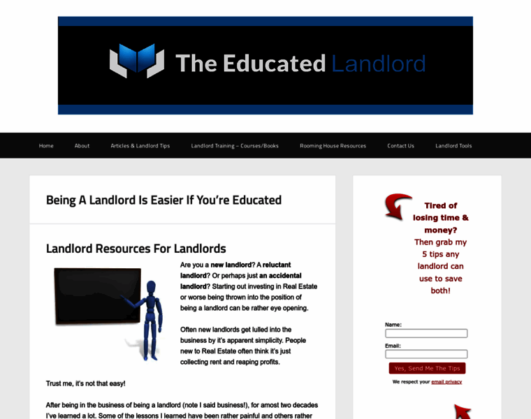 Theeducatedlandlord.com thumbnail