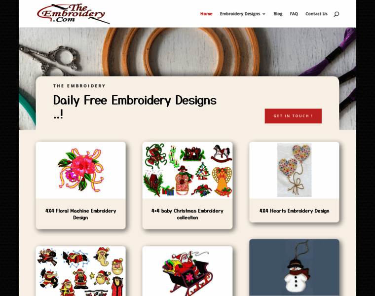 Theembroidery.com thumbnail