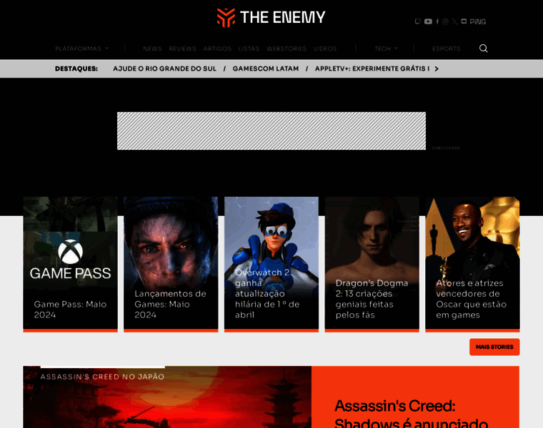 Theenemy.com.br thumbnail