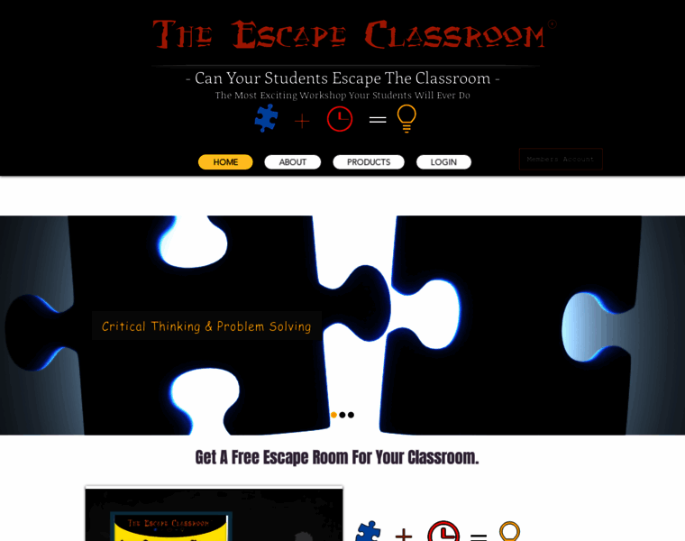 Theescapeclassroom.com thumbnail