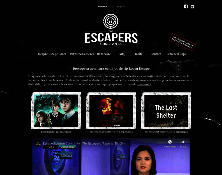 Theescapers.ro thumbnail
