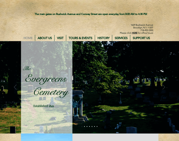 Theevergreenscemetery.com thumbnail