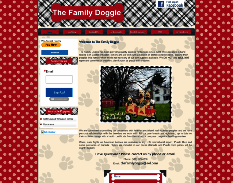 Thefamilydoggie.com thumbnail
