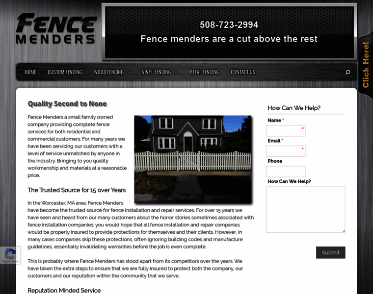 Thefencemenders.com thumbnail