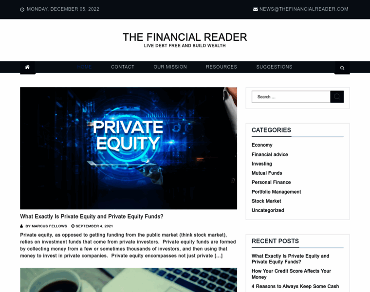 Thefinancialreader.com thumbnail