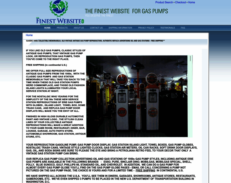 Thefinestwebsiteforgaspumps.com thumbnail