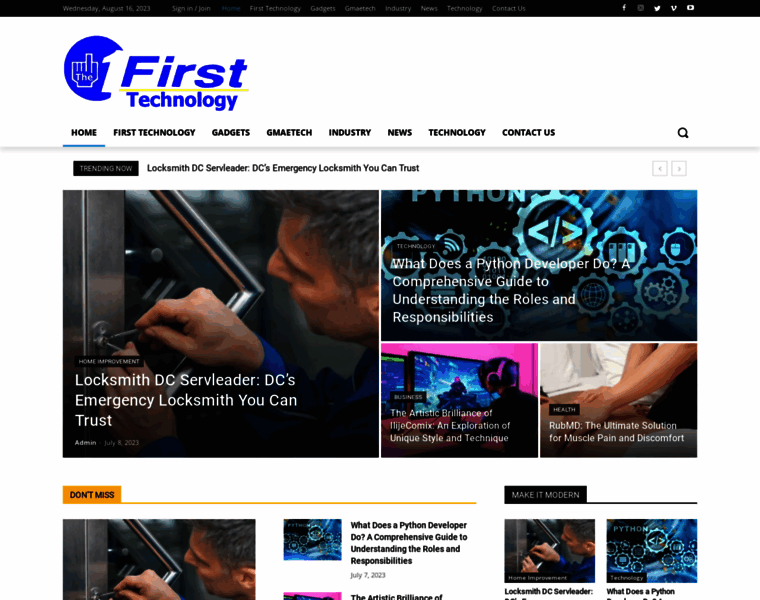 Thefirsttechnology.com thumbnail