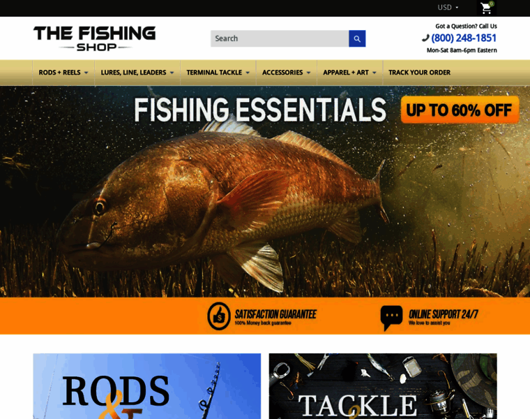 Thefishingshop.com thumbnail