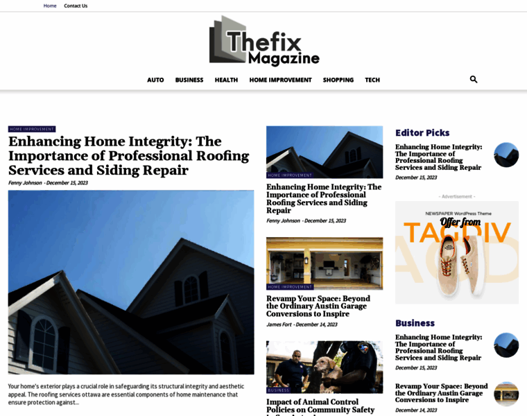 Thefix-magazine.com thumbnail