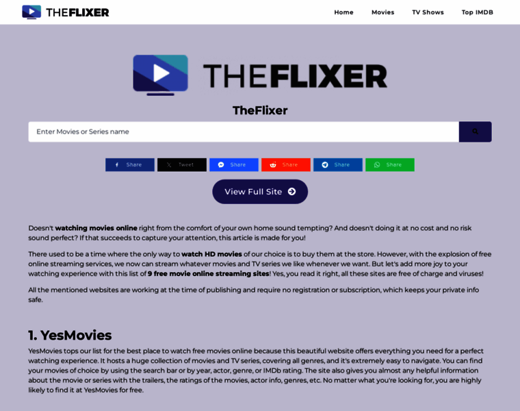 Theflixer.me thumbnail