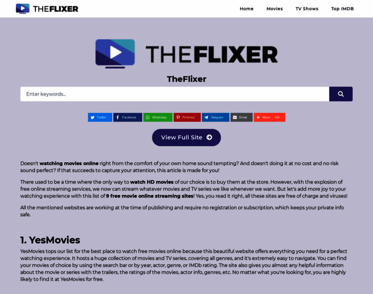 Theflixer.tv thumbnail