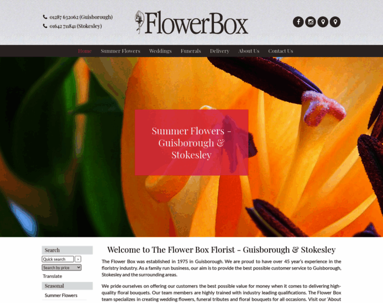 Theflowerbox.co.uk thumbnail