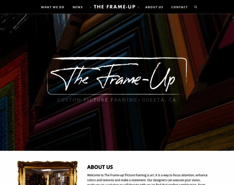 Theframe-up.com thumbnail