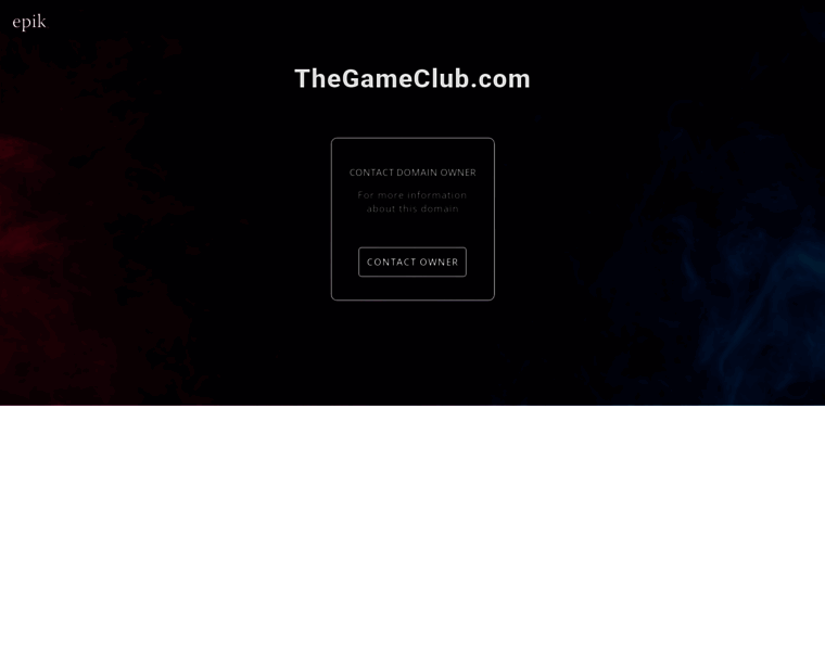 Thegameclub.com thumbnail